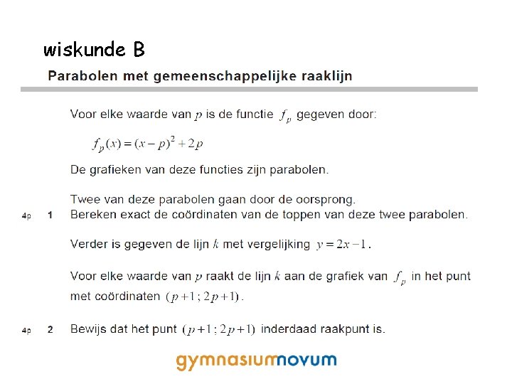 wiskunde B 