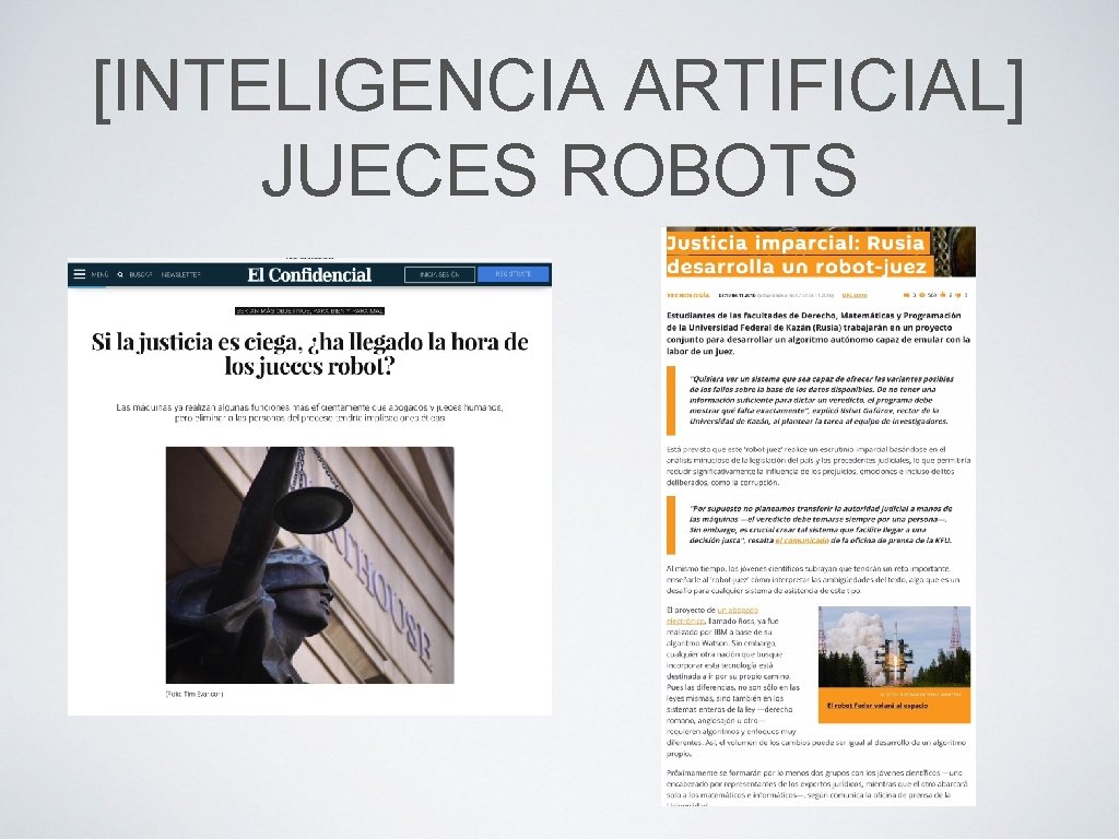 [INTELIGENCIA ARTIFICIAL] JUECES ROBOTS 