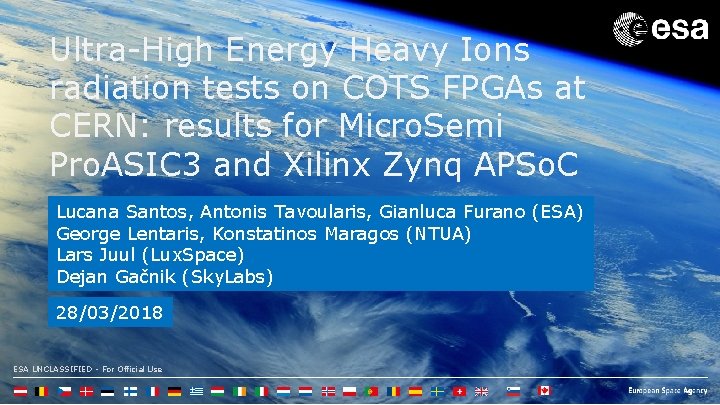 Ultra-High Energy Heavy Ions radiation tests on COTS FPGAs at CERN: results for Micro.