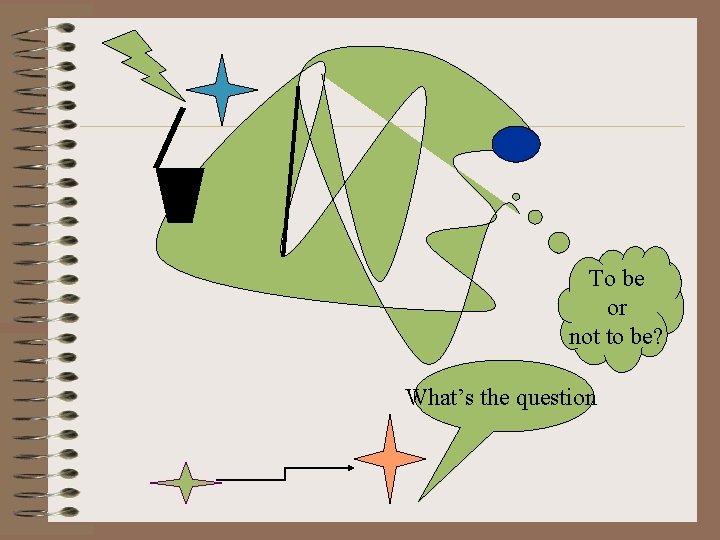 To be or not to be? What’s the question 