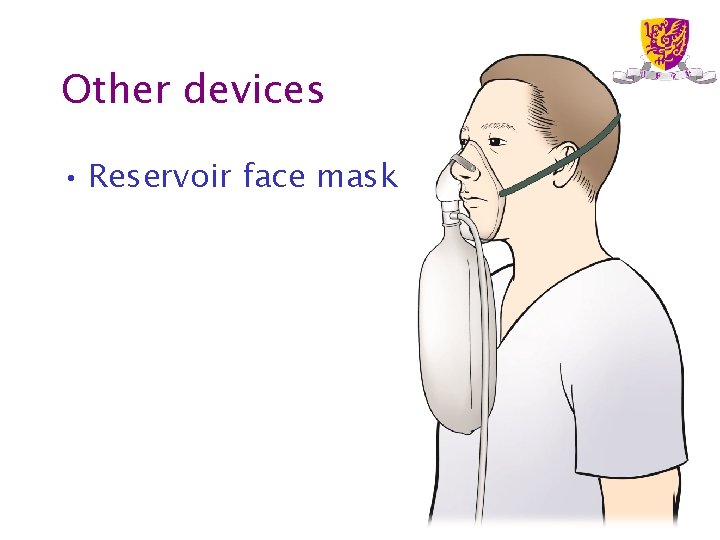 Other devices • Reservoir face mask 