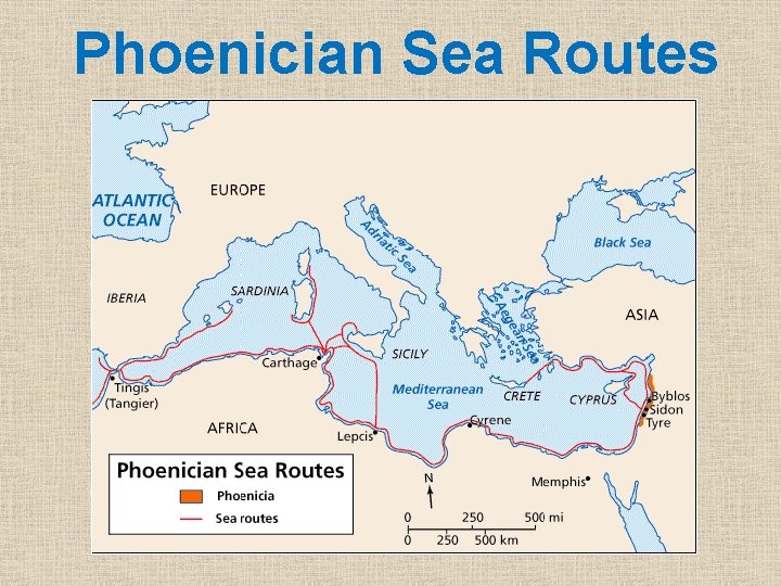 Phoenician Sea Routes 