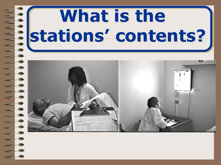 What is the stations’ contents? 
