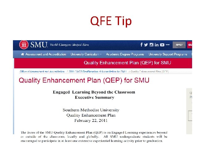 QFE Tip 