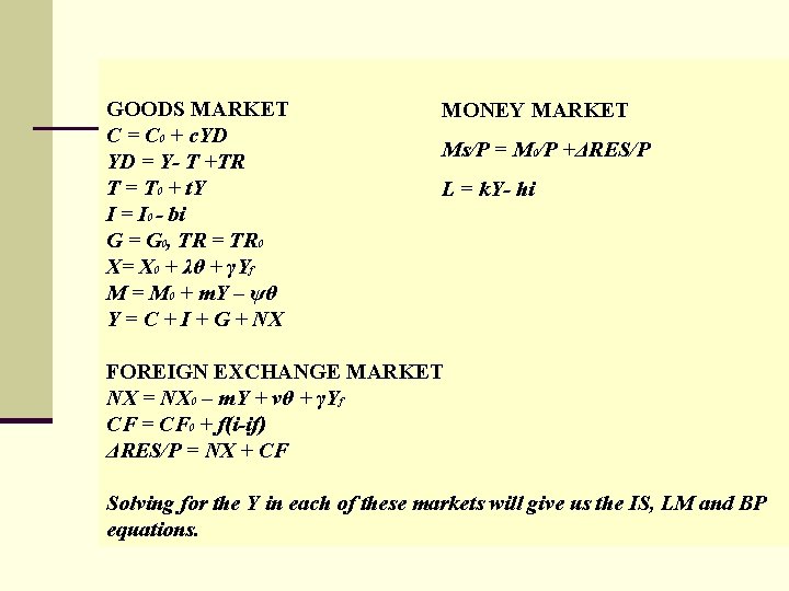 Open Economy Macroeconomics Prof Alemayehu Geda Guest Lecture