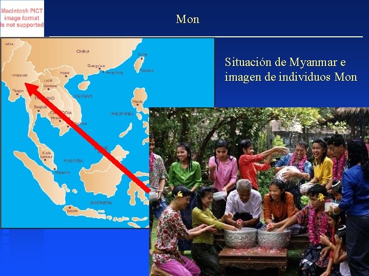 Mon Situación de Myanmar e imagen de individuos Mon 