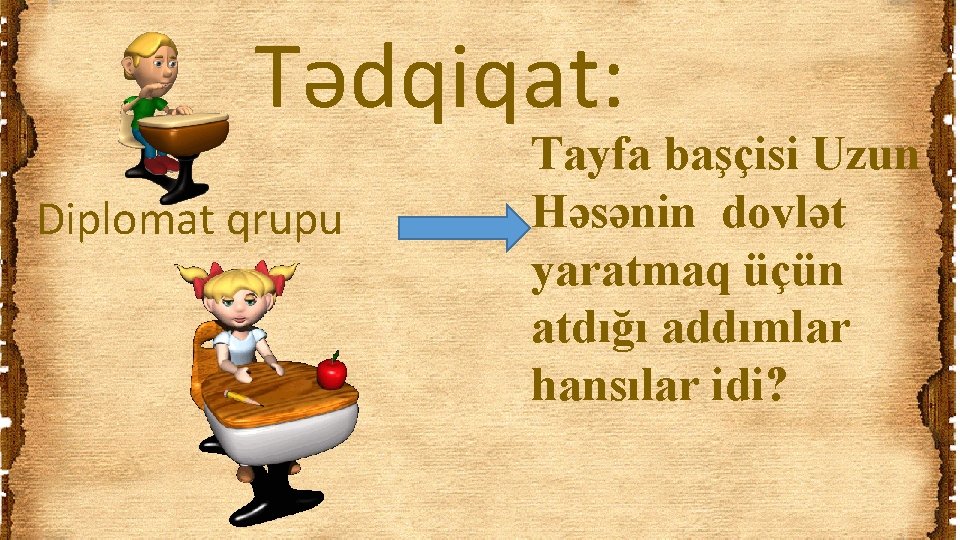 Tədqiqat: Diplomat qrupu Tayfa başçisi Uzun Həsənin dovlət yaratmaq üçün atdığı addımlar hansılar idi?