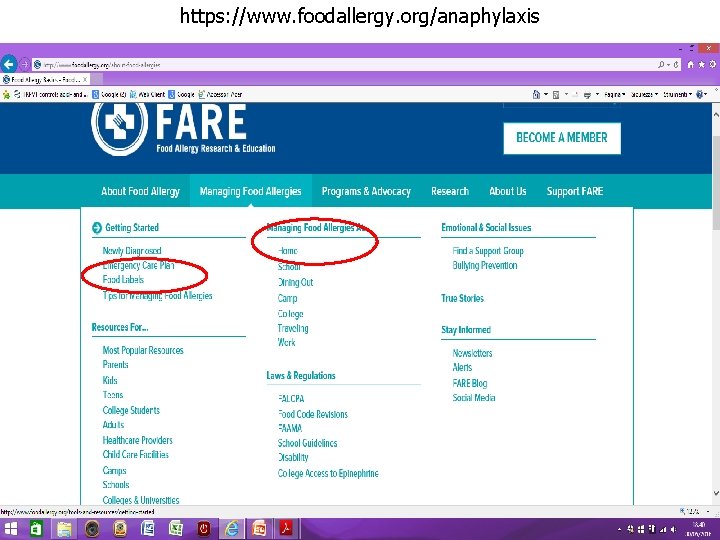 https: //www. foodallergy. org/anaphylaxis https: //www. foodallergy. org/anaphylaxis
