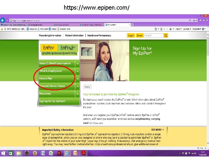 https: //www. epipen. com/ https: //www. epipen. com/