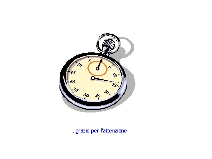 …grazie per l’attenzione …grazie per l’attenzione