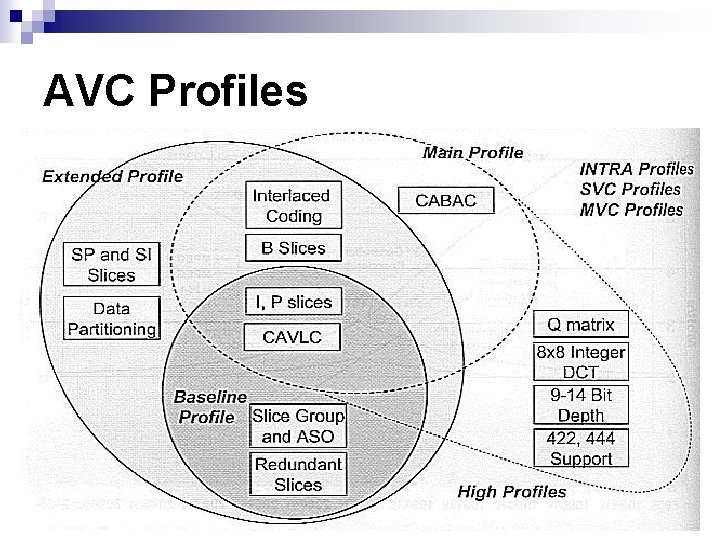 AVC Profiles AVC Profiles