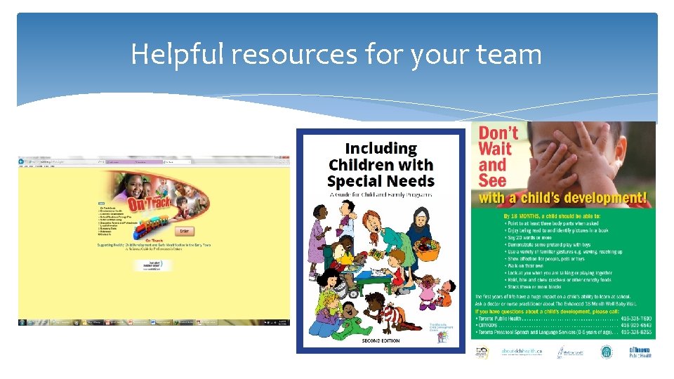 Helpful resources for your team 