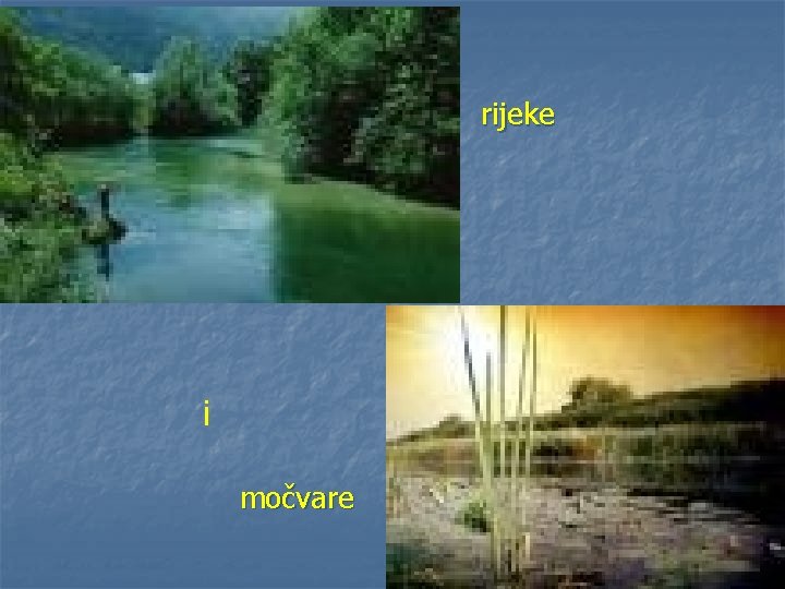 rijeke i močvare 