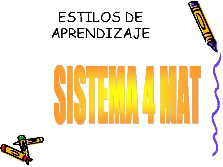 ESTILOS DE APRENDIZAJE 