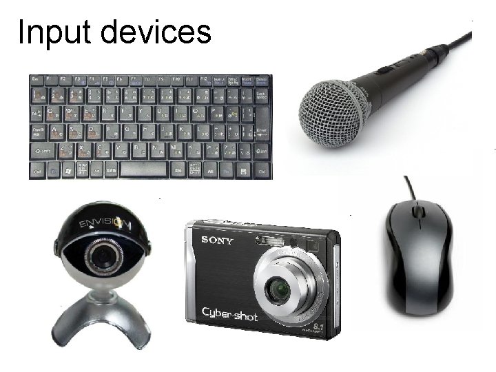 Input devices 