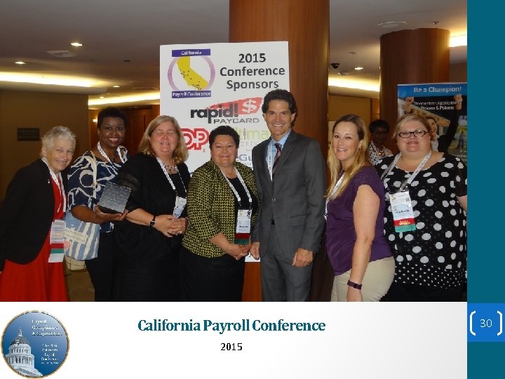 California Payroll Conference 2015 30 