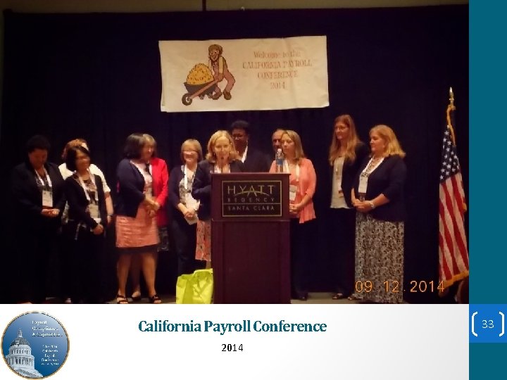 California Payroll Conference 2014 33 