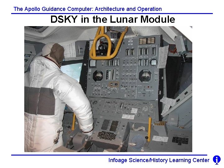 The Apollo Guidance Computer: Architecture and Operation DSKY in the Lunar Module Infoage Science/History