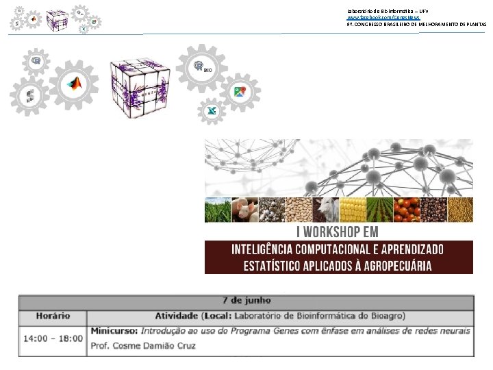 Laboratório de Bioinformática – UFV www. facebook. com/Genes. News 9º. CONGRESSO BRASILEIRO DE MELHORAMENTO