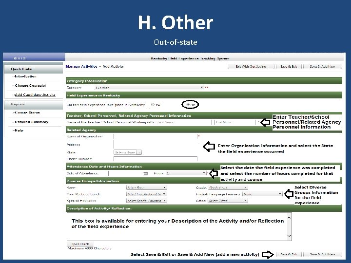 H. Other Out-of-state 