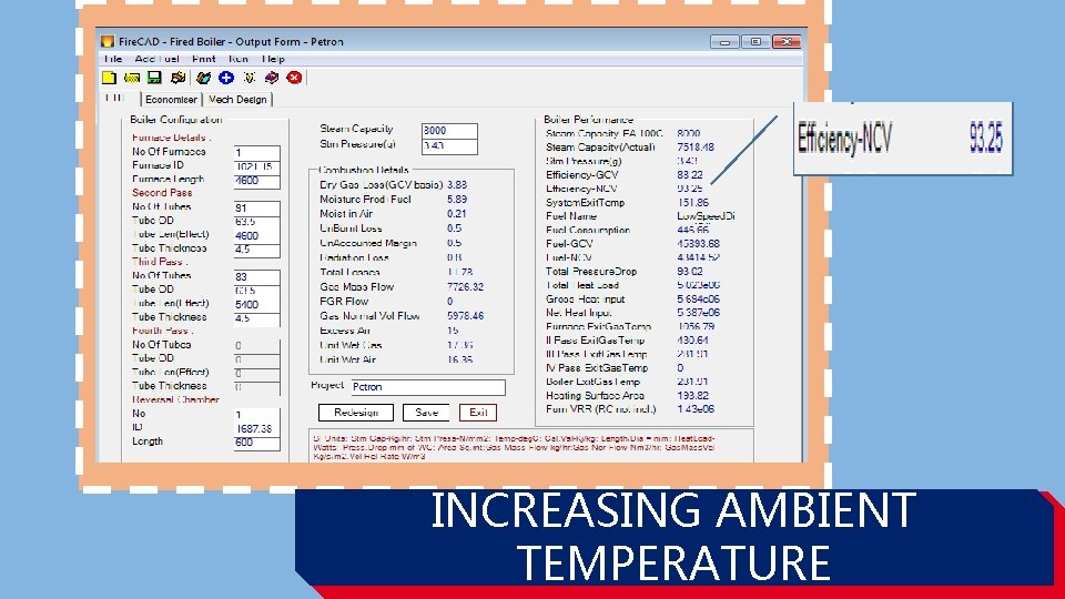 Put your calculations Here INCREASING AMBIENT TEMPERATURE 