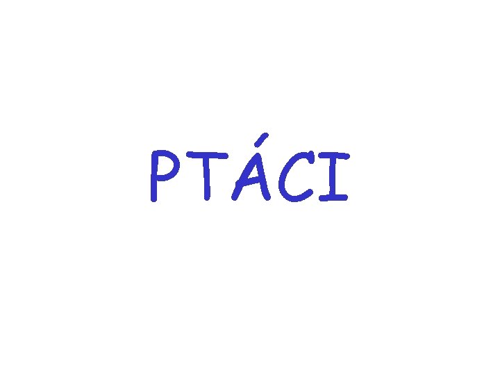 PTÁCI 