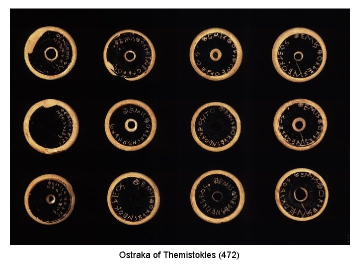 Ostraka of Themistokles (472) 