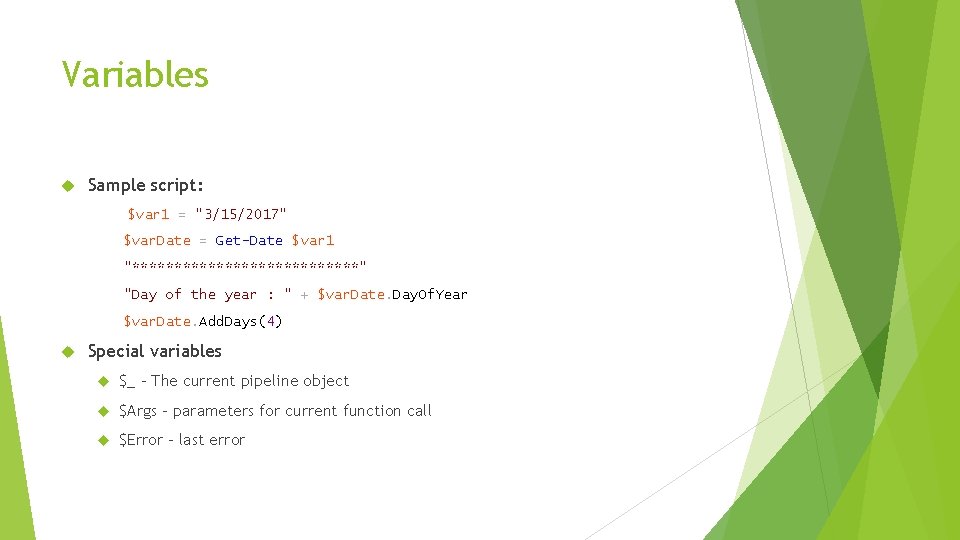 Introduction to Power Shell Focused on SQL Server