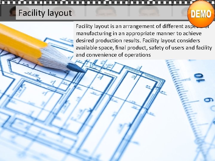 Facility layout is an arrangement of different aspects of manufacturing in an appropriate manner