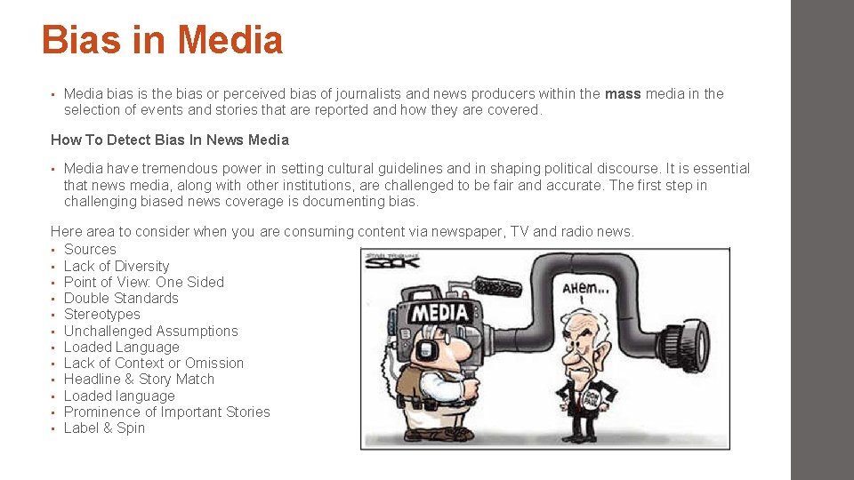 Media Literacy Kelvina Burrell January 2018 Create Media