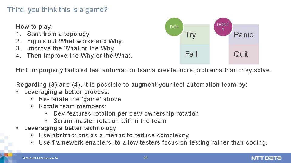 Third, you think this is a game? How to play: 1. Start from a