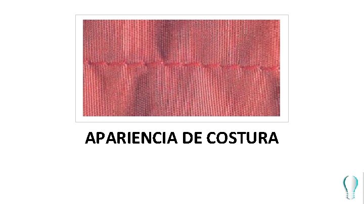 APARIENCIA DE COSTURA 