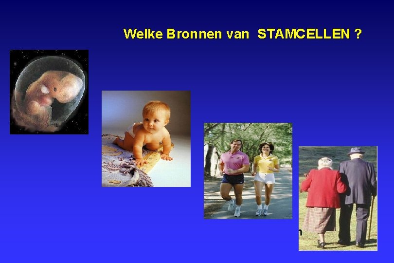 Welke Bronnen van STAMCELLEN ? 