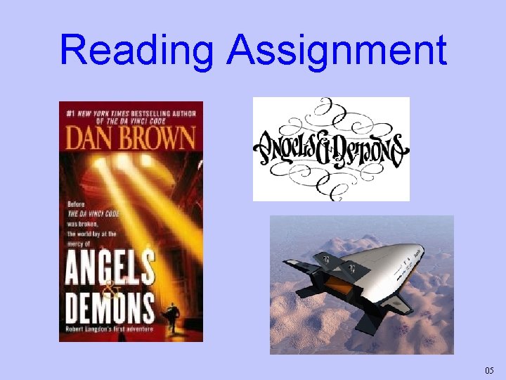 Reading Assignment 05 
