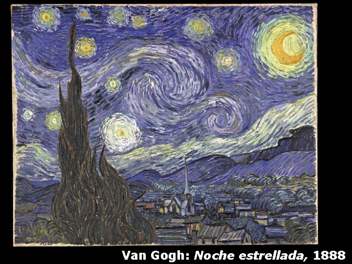 Van Gogh: Noche estrellada, 1888 