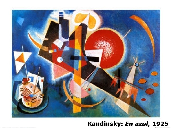 Kandinsky: En azul, 1925 