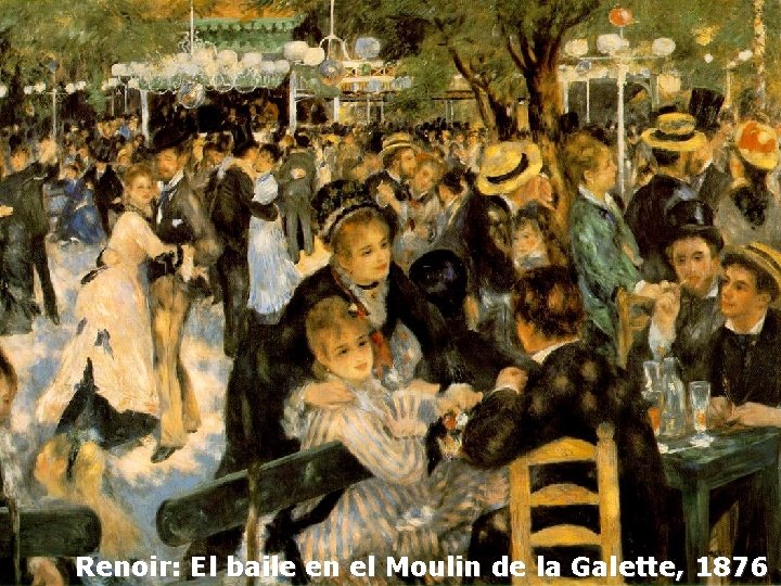 Renoir: El baile en el Moulin de la Galette, 1876 