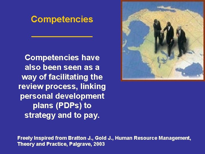 Competencies ______ Competencies have also been seen as a way of facilitating the review Competencies ______ Competencies have also been seen as a way of facilitating the review