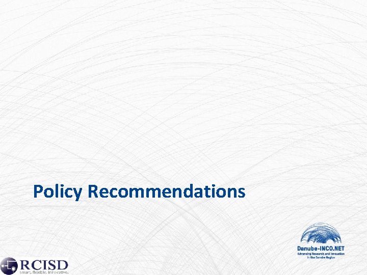 Policy Recommendations 