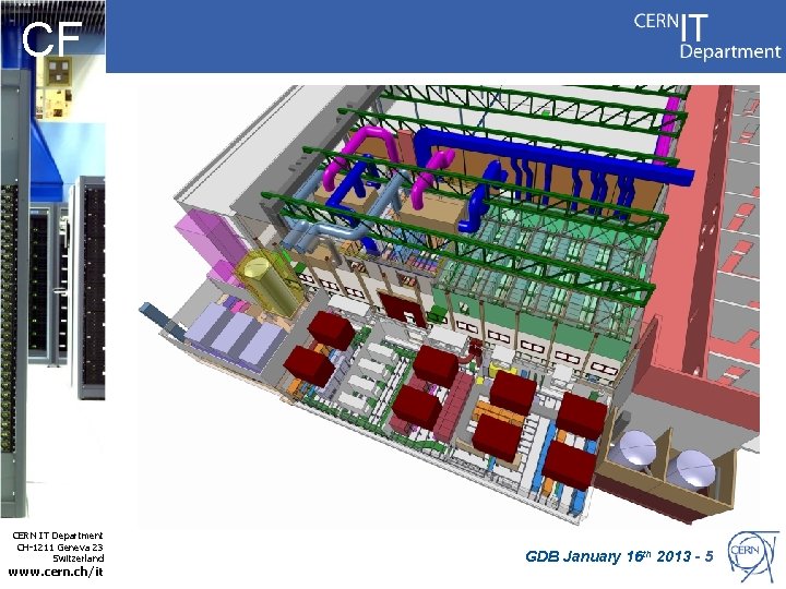 CF CERN IT Department CH-1211 Geneva 23 Switzerland www. cern. ch/it GDB January 16