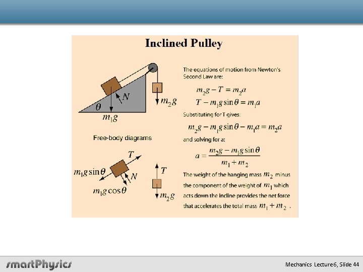 Mechanics Lecture 6, Slide 44 