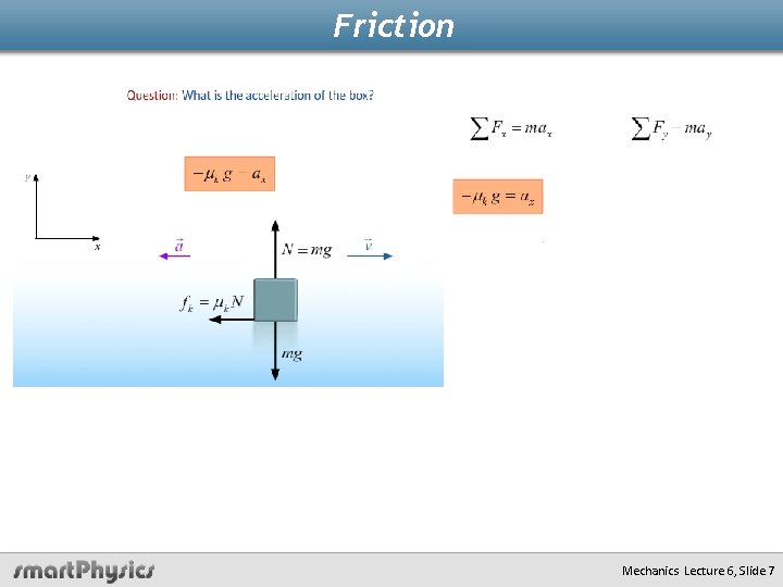 Friction Mechanics Lecture 6, Slide 7 