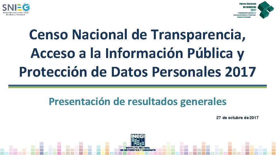 Censo Nacional de Transparencia, Acceso a la Información Pública y Protección de Datos Personales