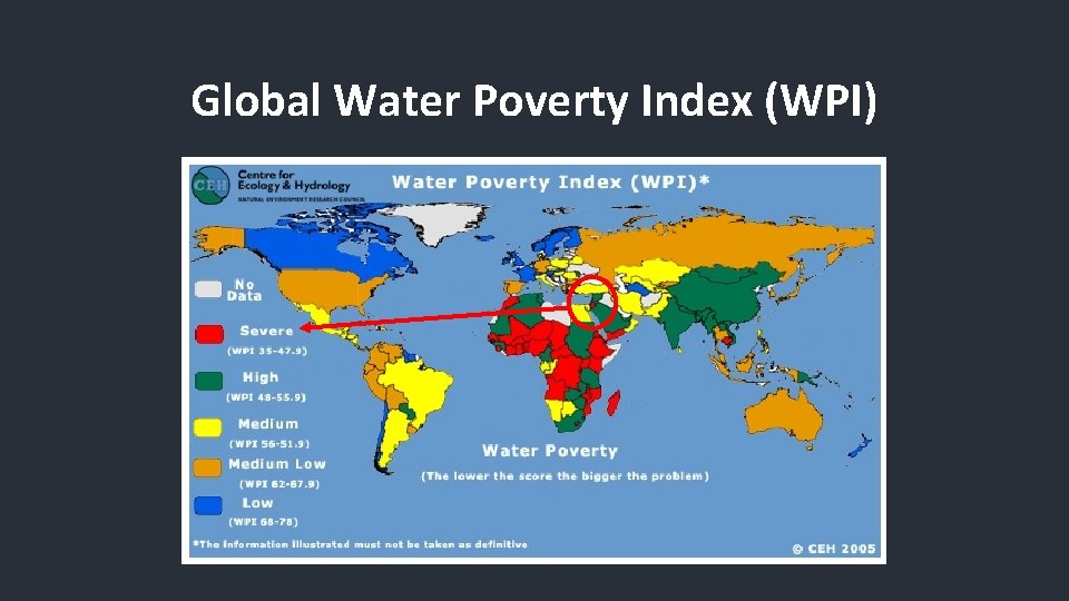 Global Water Poverty Index (WPI) 