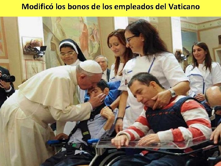 Modificó los bonos de los empleados del Vaticano 
