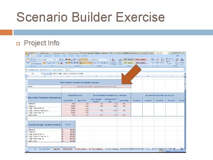 Scenario Builder Exercise Project Info 