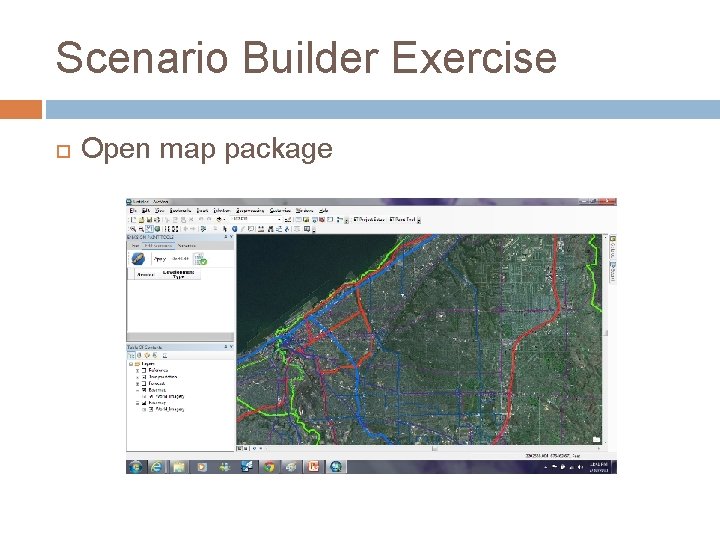 Scenario Builder Exercise Open map package 