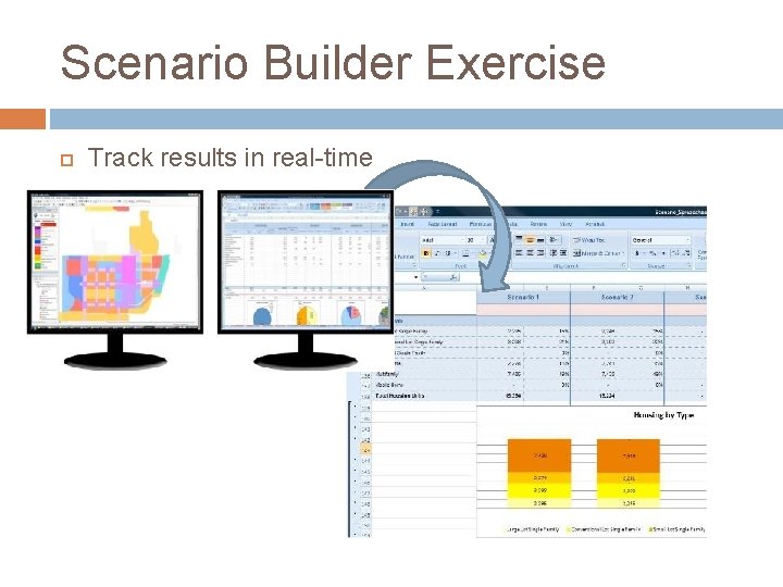 Scenario Builder Exercise Track results in real-time 