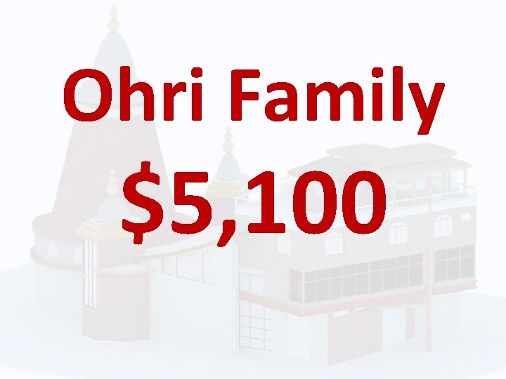 Ohri Family $5, 100 