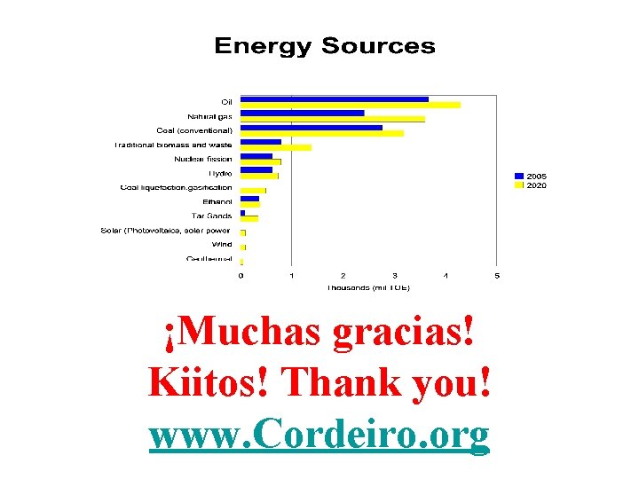 ¡Muchas gracias! Kiitos! Thank you! www. Cordeiro. org 